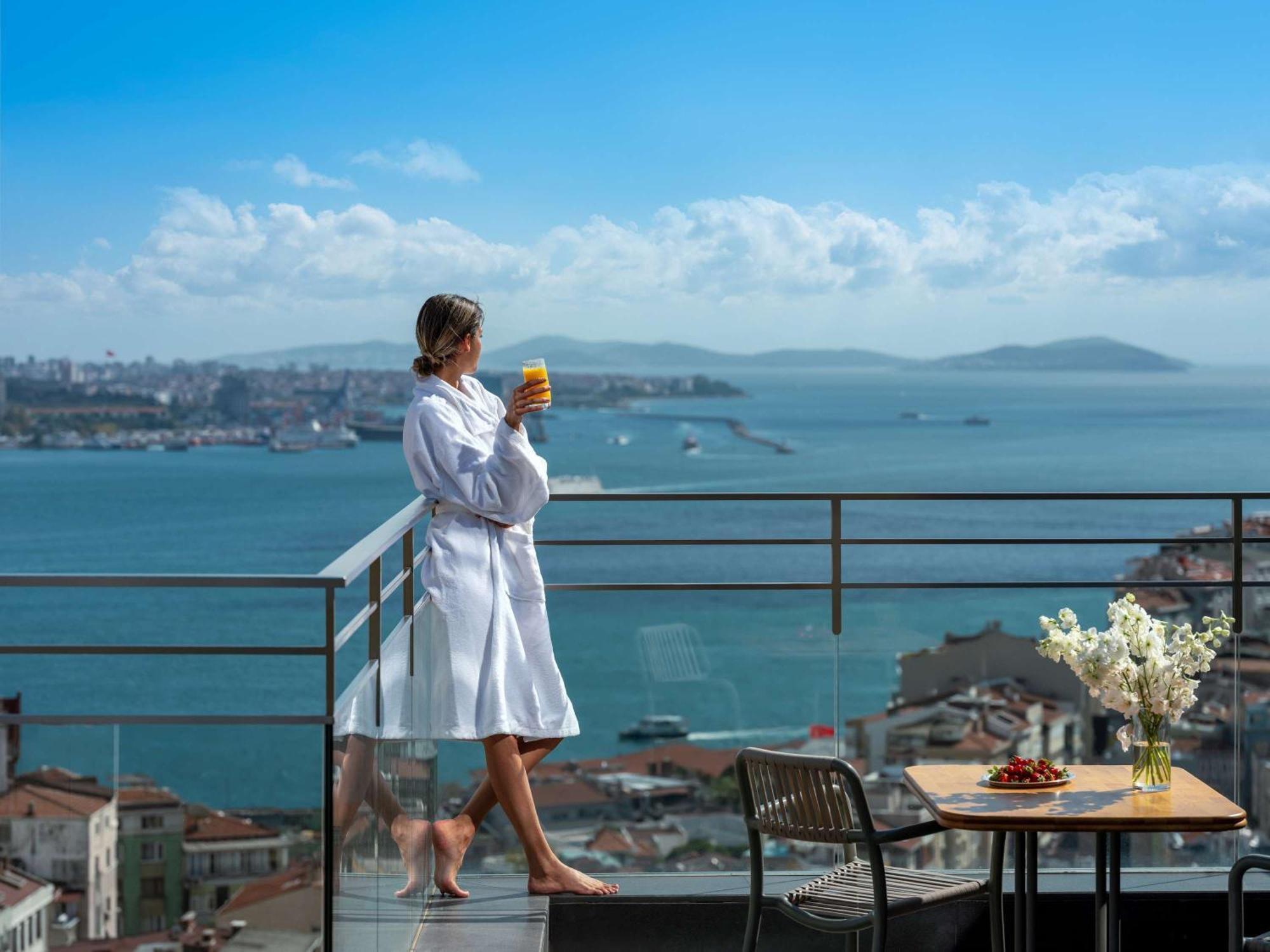 ホテル Sofitel Istanbul Taksim エクステリア 写真 View from the hotel